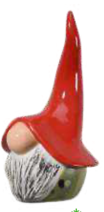 7 Inch Round Gnome | 4/case