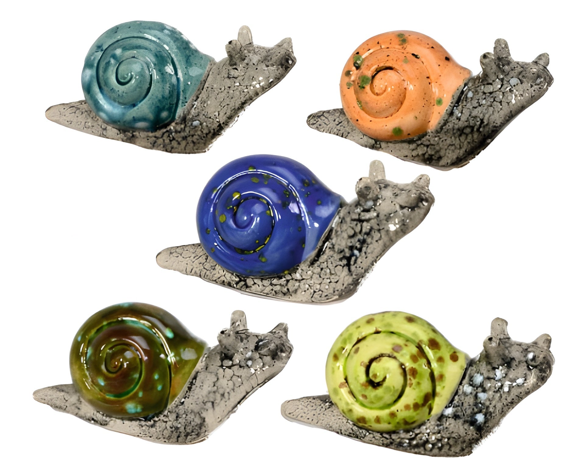 5-pack Multi-Colored Snails