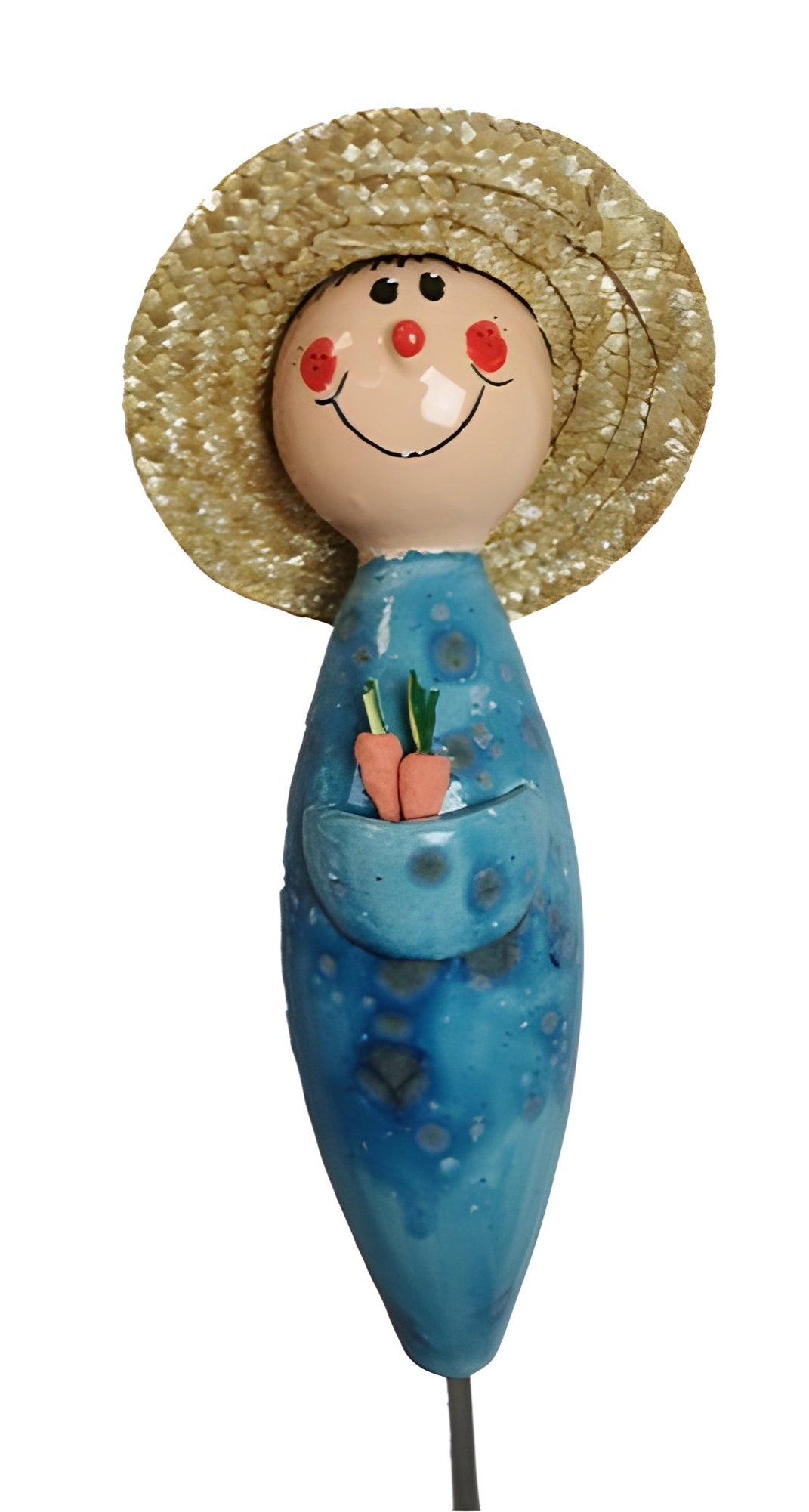 12" Gardeners with Straw Hats | 2/case