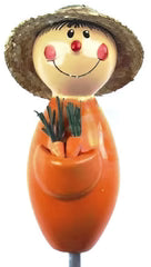 7" Gardeners with Straw Hats | 4/case