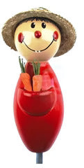 7" Gardeners with Straw Hats | 4/case