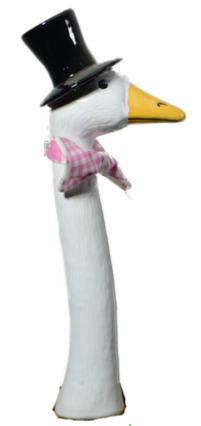 Goose with Top Hat and Tie (10/case)