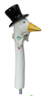 Goose with Top Hat and Tie (10/case)