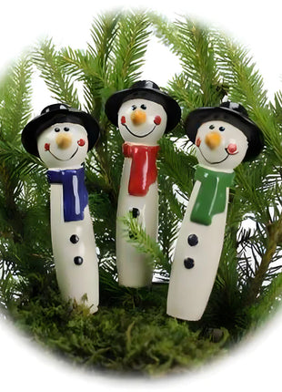 9" Snowmen with Hat and Scarf | 15 per case