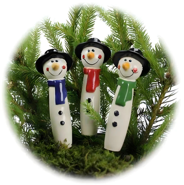 9" Snowmen with Hat and Scarf | 15 per case